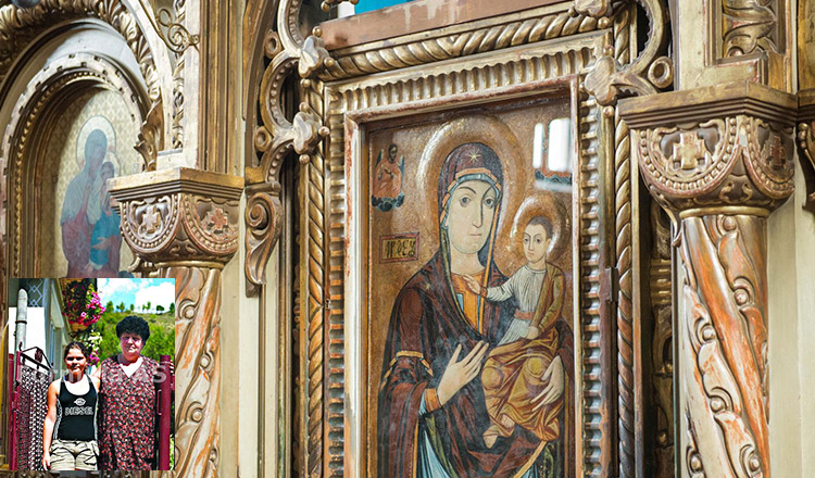 Fetița vindecată de la mănăstirea Nicula