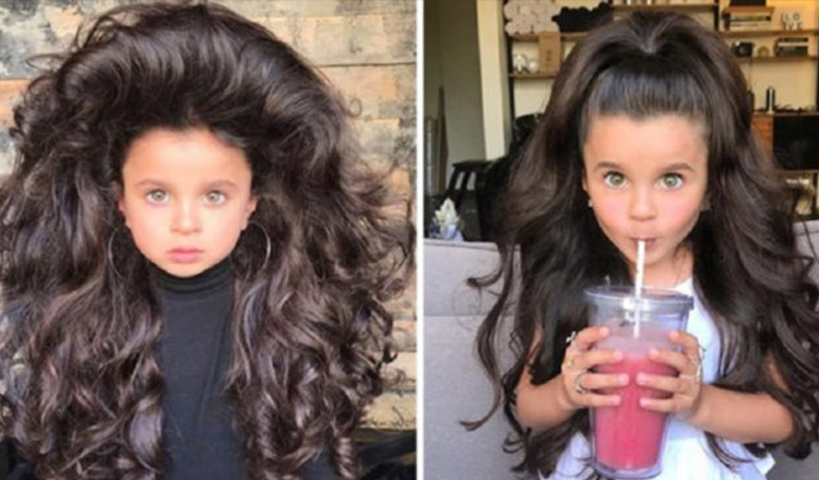 O fetiță de 5 ani a cucerit lumea cu părul ei superb – Iată câteva fotografii impresionante