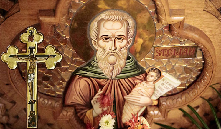 Rugăciune 24 martie, Rugăciune către Sfântul Cuvios Stelian ocrotitorul copiilor şi al mamelor